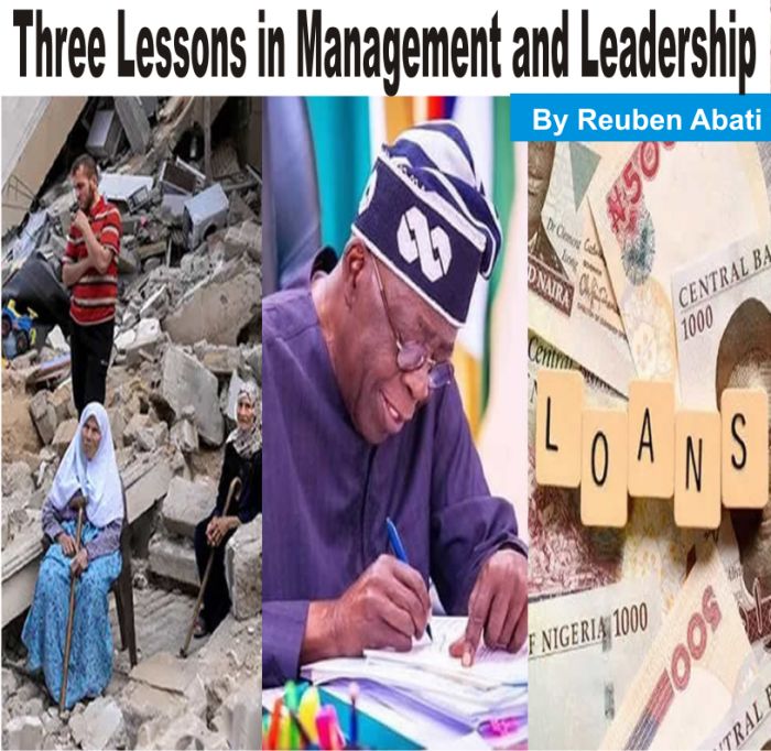 [OPINION] Three Lessons in Management and Leadership -  Reuben Abati