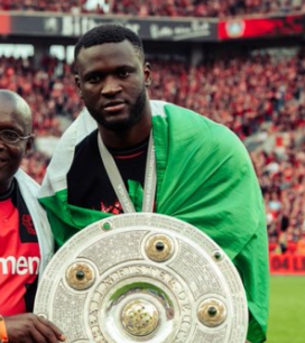 Boniface Flies His Childhood Coach To Watch Leverkusen's Coronation