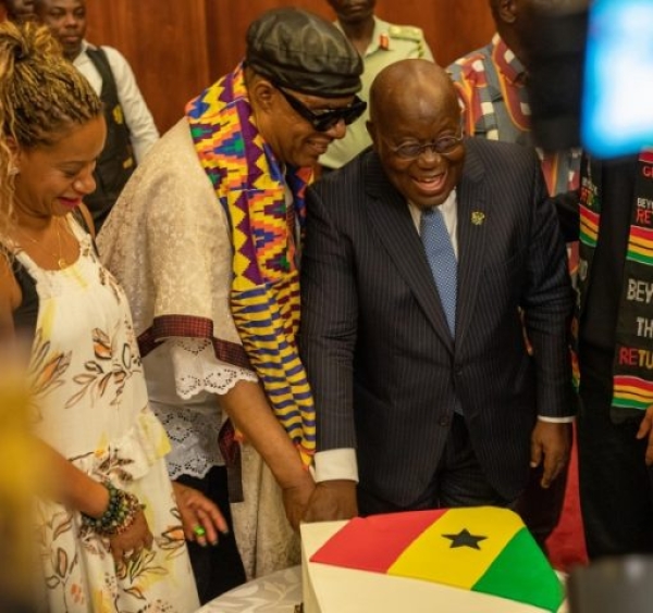 Ghana President Confers Citizenship on Music Legend, Stevie Wonder