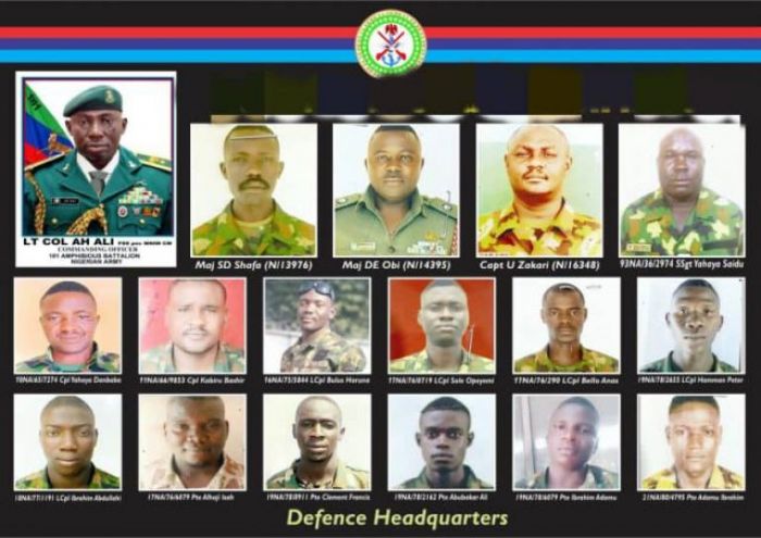 Delta Bloodbath: Check Out The Profiles Of 17 Military Personnel Who Were Killed In Okuama
