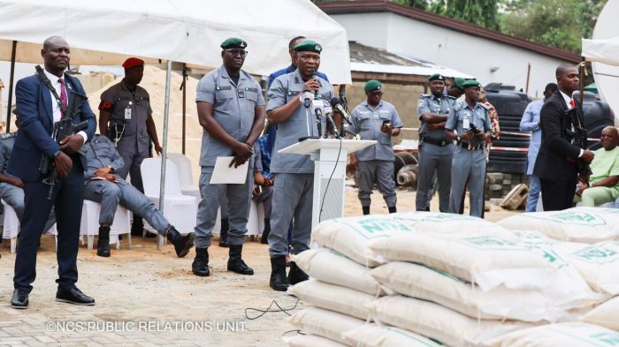 Customs begin distribution of seized food items - cautioned against reselling of items